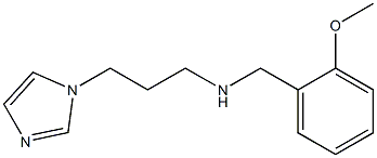 [3-(1H-imidazol-1-yl)propyl][(2-methoxyphenyl)methyl]amine Struktur