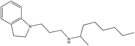 [3-(2,3-dihydro-1H-indol-1-yl)propyl](octan-2-yl)amine Struktur