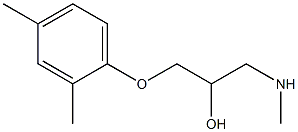 [3-(2,4-dimethylphenoxy)-2-hydroxypropyl](methyl)amine Struktur