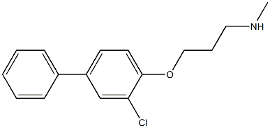 [3-(2-chloro-4-phenylphenoxy)propyl](methyl)amine Struktur