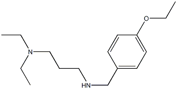 [3-(diethylamino)propyl][(4-ethoxyphenyl)methyl]amine Struktur