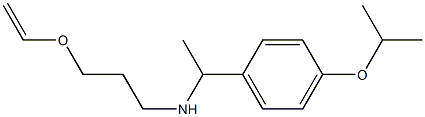 [3-(ethenyloxy)propyl]({1-[4-(propan-2-yloxy)phenyl]ethyl})amine Struktur