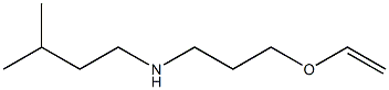 [3-(ethenyloxy)propyl](3-methylbutyl)amine Struktur