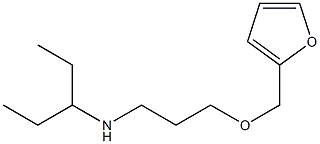 [3-(furan-2-ylmethoxy)propyl](pentan-3-yl)amine Struktur