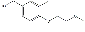 [4-(2-methoxyethoxy)-3,5-dimethylphenyl]methanol Struktur