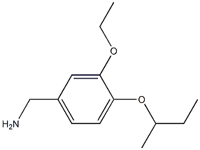 [4-(butan-2-yloxy)-3-ethoxyphenyl]methanamine Struktur