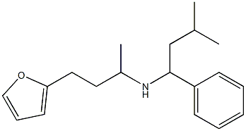 [4-(furan-2-yl)butan-2-yl](3-methyl-1-phenylbutyl)amine Struktur