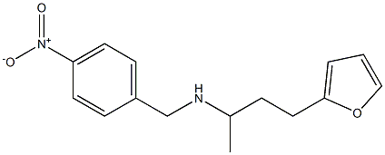 [4-(furan-2-yl)butan-2-yl][(4-nitrophenyl)methyl]amine Struktur