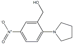 [5-nitro-2-(pyrrolidin-1-yl)phenyl]methanol Struktur