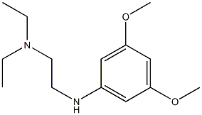 {2-[(3,5-dimethoxyphenyl)amino]ethyl}diethylamine Struktur