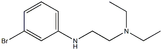 {2-[(3-bromophenyl)amino]ethyl}diethylamine Struktur