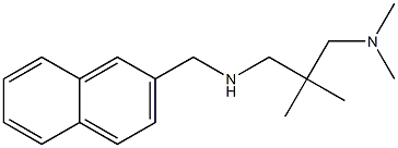 {2-[(dimethylamino)methyl]-2-methylpropyl}(naphthalen-2-ylmethyl)amine Struktur