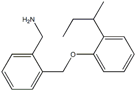 {2-[2-(butan-2-yl)phenoxymethyl]phenyl}methanamine Struktur