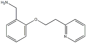 {2-[2-(pyridin-2-yl)ethoxy]phenyl}methanamine Struktur