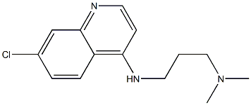 {3-[(7-chloroquinolin-4-yl)amino]propyl}dimethylamine Struktur