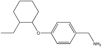 {4-[(2-ethylcyclohexyl)oxy]phenyl}methanamine Struktur