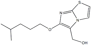 {6-[(4-methylpentyl)oxy]imidazo[2,1-b][1,3]thiazol-5-yl}methanol Struktur