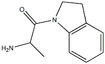 1-(2,3-dihydro-1H-indol-1-yl)-1-oxopropan-2-amine Struktur