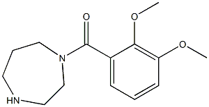 1-(2,3-dimethoxybenzoyl)-1,4-diazepane Struktur