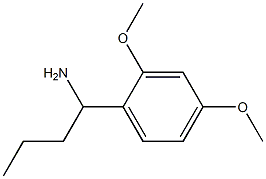 1-(2,4-dimethoxyphenyl)butan-1-amine Struktur