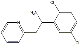 1-(2,5-dichlorophenyl)-2-(pyridin-2-yl)ethan-1-amine Struktur