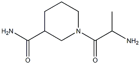 1-(2-aminopropanoyl)piperidine-3-carboxamide Struktur