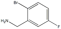 1-(2-bromo-5-fluorophenyl)methanamine Struktur