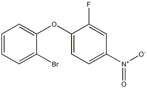 1-(2-bromophenoxy)-2-fluoro-4-nitrobenzene Struktur