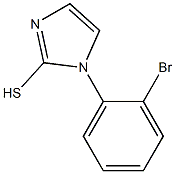 1-(2-bromophenyl)-1H-imidazole-2-thiol Struktur