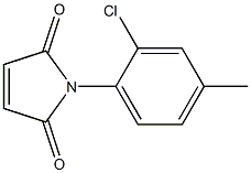 1-(2-chloro-4-methylphenyl)-2,5-dihydro-1H-pyrrole-2,5-dione Struktur