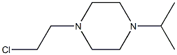 1-(2-chloroethyl)-4-(propan-2-yl)piperazine Struktur