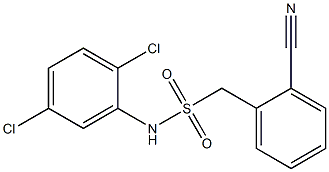 1-(2-cyanophenyl)-N-(2,5-dichlorophenyl)methanesulfonamide Struktur