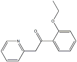 1-(2-ethoxyphenyl)-2-(pyridin-2-yl)ethan-1-one Struktur