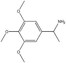 1-(3,4,5-trimethoxyphenyl)ethanamine Struktur