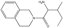 1-(3,4-dihydroisoquinolin-2(1H)-yl)-3-methyl-1-oxopentan-2-amine Struktur