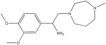 1-(3,4-dimethoxyphenyl)-2-(4-methyl-1,4-diazepan-1-yl)ethan-1-amine Struktur