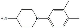 1-(3,4-dimethylphenyl)piperidin-4-amine Struktur