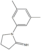 1-(3,5-dimethylphenyl)pyrrolidin-2-imine Struktur