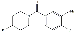 1-(3-amino-4-chlorobenzoyl)piperidin-4-ol Struktur