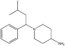 1-(3-methyl-1-phenylbutyl)piperidin-4-amine Struktur