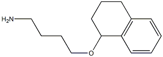 1-(4-aminobutoxy)-1,2,3,4-tetrahydronaphthalene Struktur