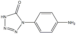 1-(4-aminophenyl)-1,4-dihydro-5H-tetrazol-5-one Struktur