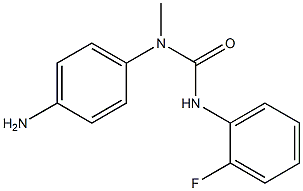 1-(4-aminophenyl)-3-(2-fluorophenyl)-1-methylurea Struktur