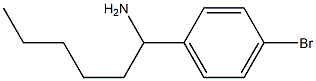 1-(4-bromophenyl)hexan-1-amine Struktur