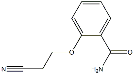 2-(2-cyanoethoxy)benzamide Struktur