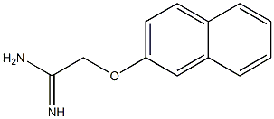 2-(2-naphthyloxy)ethanimidamide Struktur