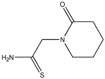 2-(2-oxopiperidin-1-yl)ethanethioamide Struktur