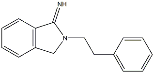 2-(2-phenylethyl)-2,3-dihydro-1H-isoindol-1-imine Struktur