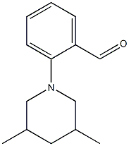 2-(3,5-dimethylpiperidin-1-yl)benzaldehyde Struktur