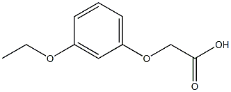 2-(3-ethoxyphenoxy)acetic acid Struktur